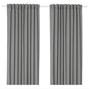 IKEA - Hannalena Gray Darkening Curtains